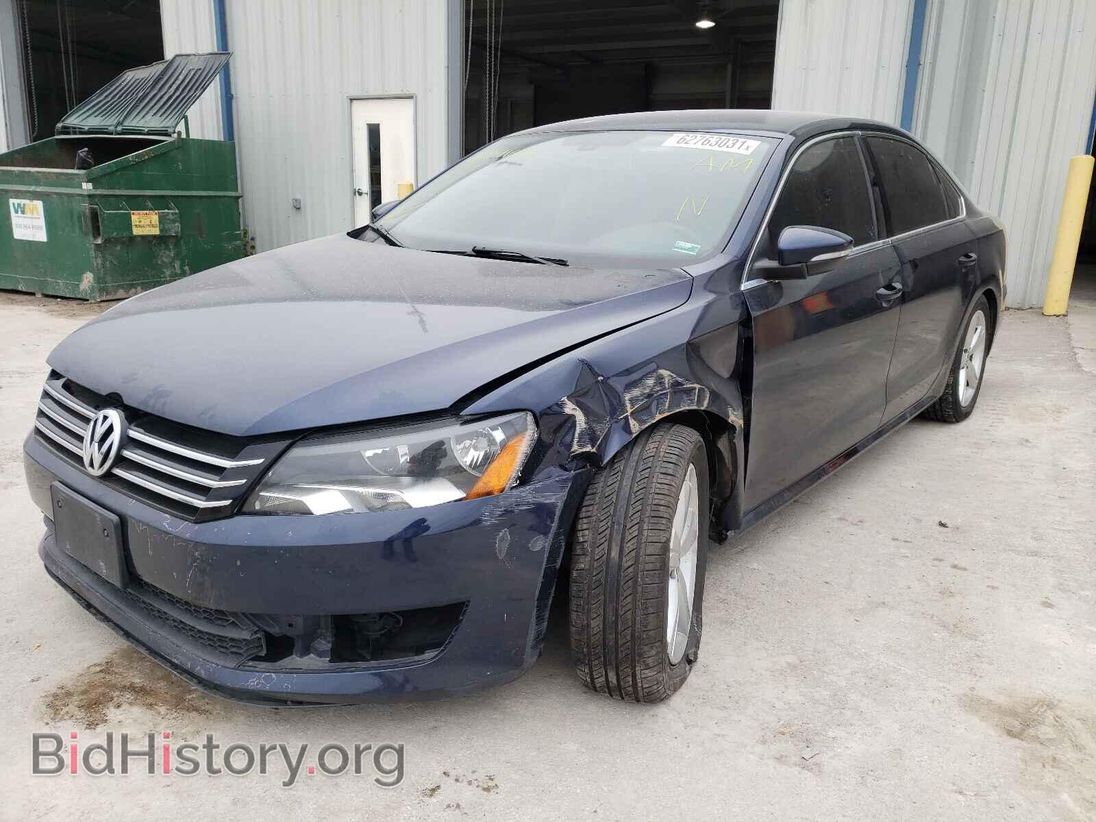2012 VOLKSWAGEN PASSAT - VIN: 1VWBP7A39CC041099 - Фото 2