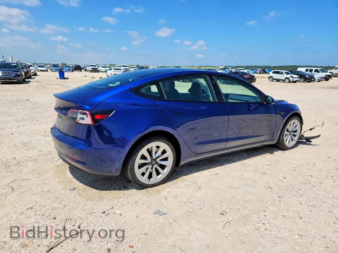 2022 TESLA MODEL 3 - VIN: 5YJ3E1EA1NF372252 - Фото 3