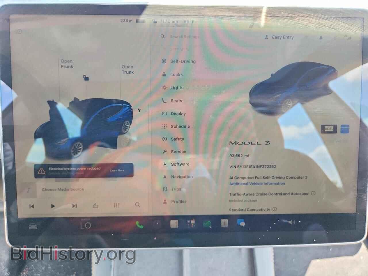 2022 TESLA MODEL 3 - VIN: 5YJ3E1EA1NF372252 - Фото 9