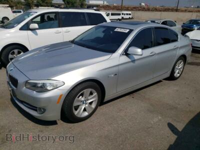 2012 BMW 5 SERIES I, серебристый — VIN WBAXG5C59CDX04528, Copart