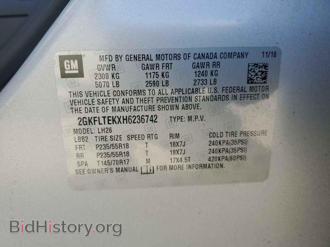 2017 GMC TERRAIN - VIN: 2GKFLTEKXH6236742 - Photo 13