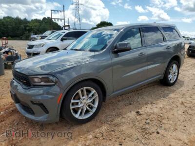 2021 Dodge DURANGO GT, серый — VIN 1C4RDJDG0MC644529, Copart