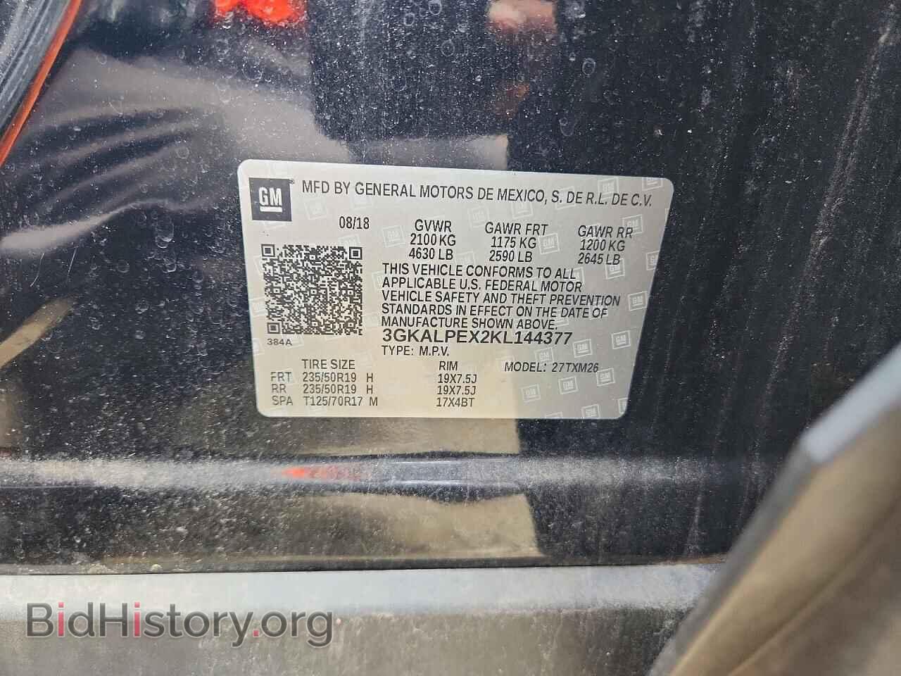 2019 GMC TERRAIN - VIN: 3GKALPEX2KL144377 - Фото 12