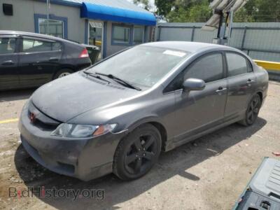 2011 Honda CIVIC LX-S, серый — VIN 19XFA1E61BE009486, Copart