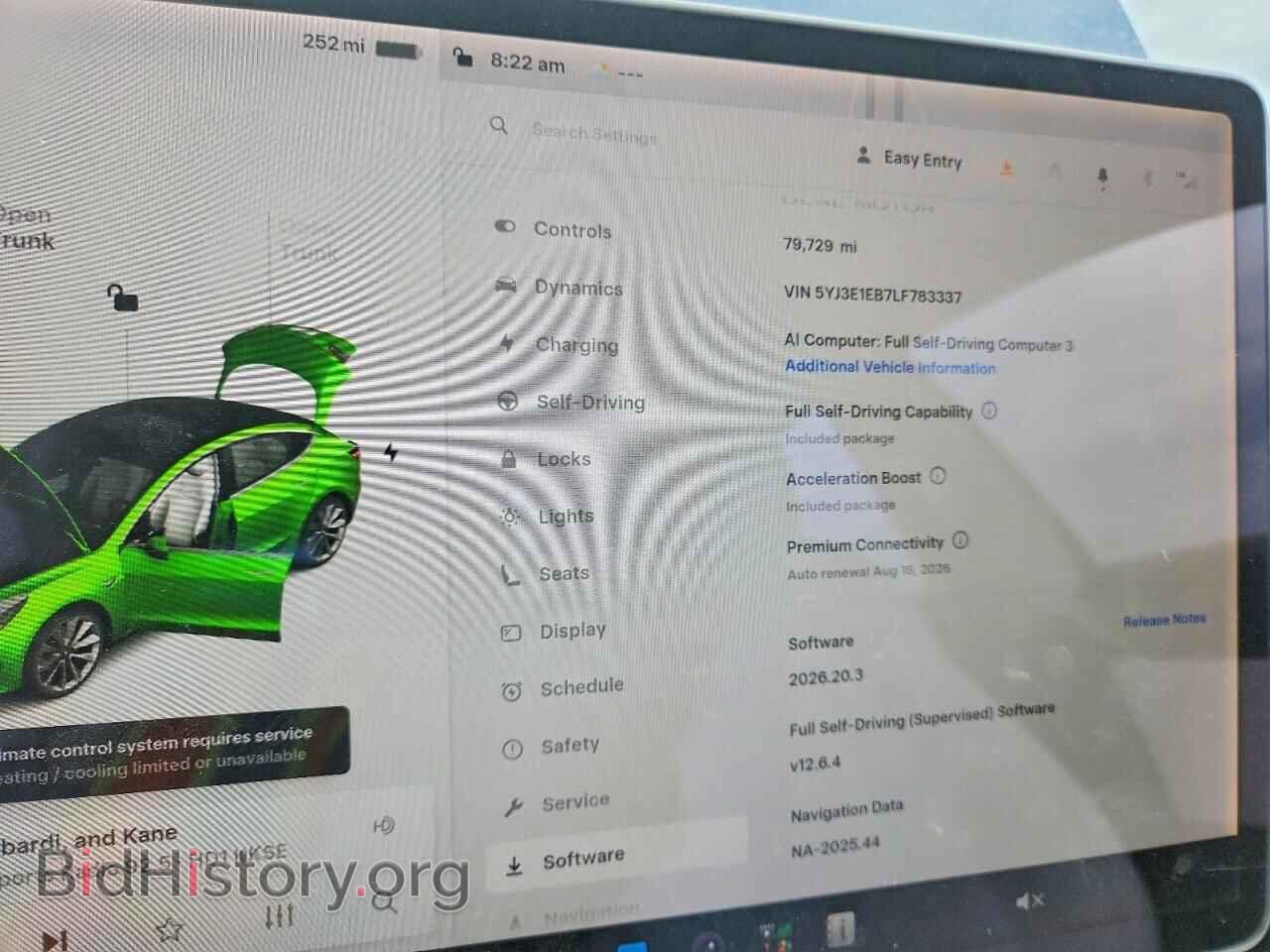 2020 TESLA MODEL 3 - VIN: 5YJ3E1EB7LF783337 - Фото 9
