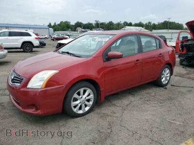 2012 Nissan SENTRA 2.0, red — VIN 3N1AB6AP6CL729658, Copart