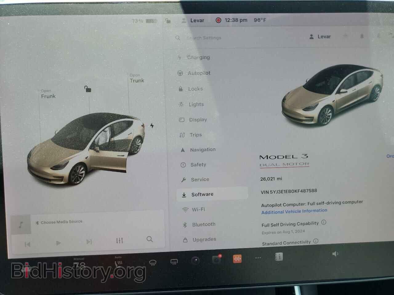 2019 TESLA MODEL 3 - VIN: 5YJ3E1EB0KF487588 - Фото 9