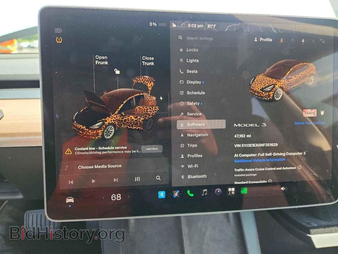 2022 TESLA MODEL 3 - VIN: 5YJ3E1EA5NF351629 - Фото 9
