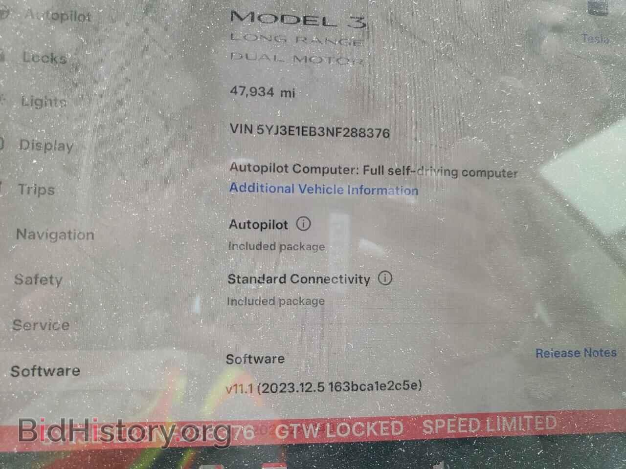 2022 TESLA MODEL 3 - VIN: 5YJ3E1EB3NF288376 - Фото 9