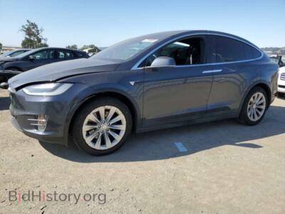 2016 Tesla MODEL X, серый — VIN 5YJXCBE21GF027716, Copart