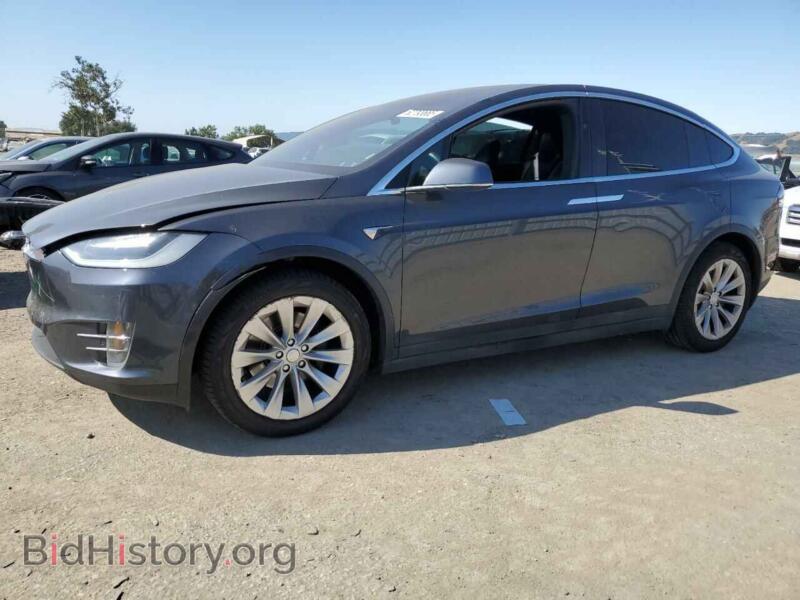 2016 Tesla MODEL X (VIN 5YJXCBE21GF027716) — photo 1 of 13, Copart, damage: rear end