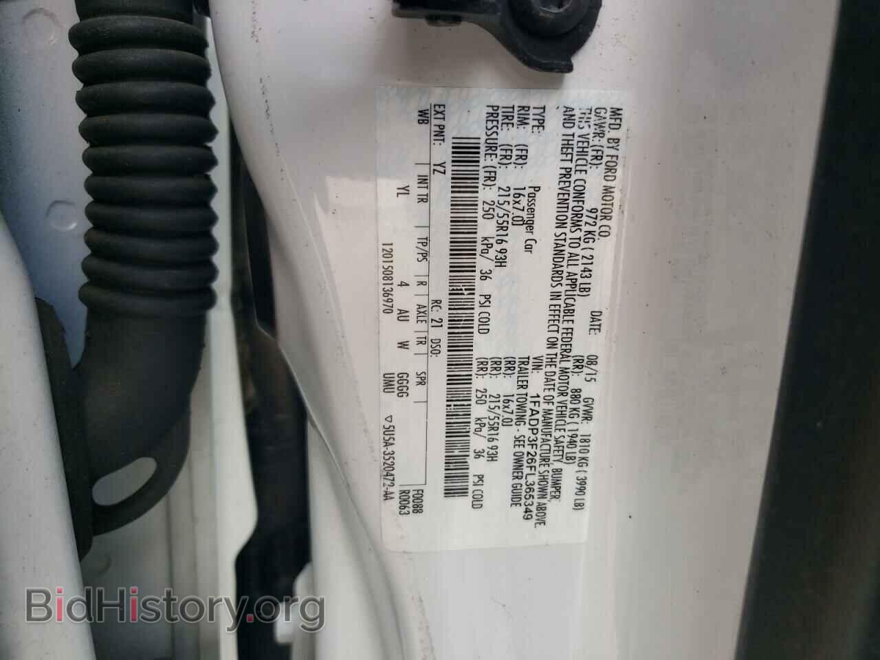 2015 FORD FOCUS - VIN: 1FADP3F26FL365349 - Фото 10