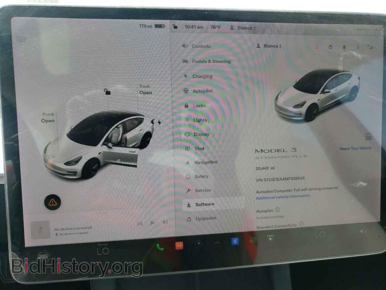 2021 TESLA MODEL 3 - VIN: 5YJ3E1EA4MF938645 - Photo 9