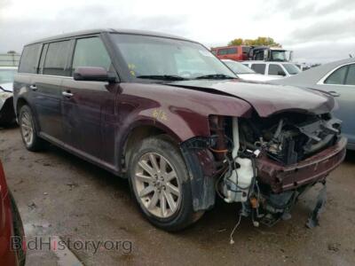 2011 Ford FLEX Flex SEL, бордовый — VIN 2FMHK6CC1BBD18471, Copart