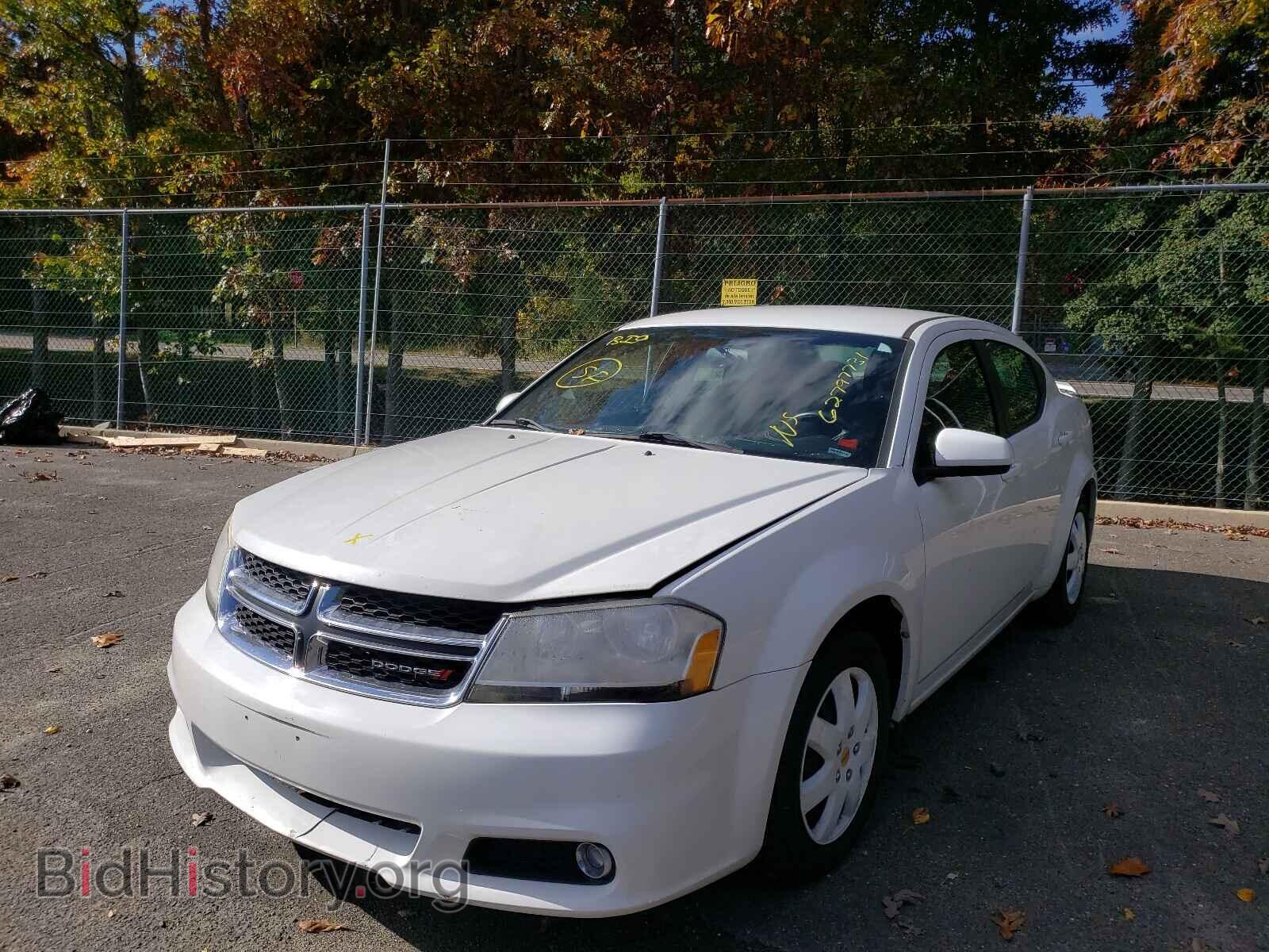 2013 DODGE AVENGER - VIN: 1C3CDZCB2DN692844 - Фото 2