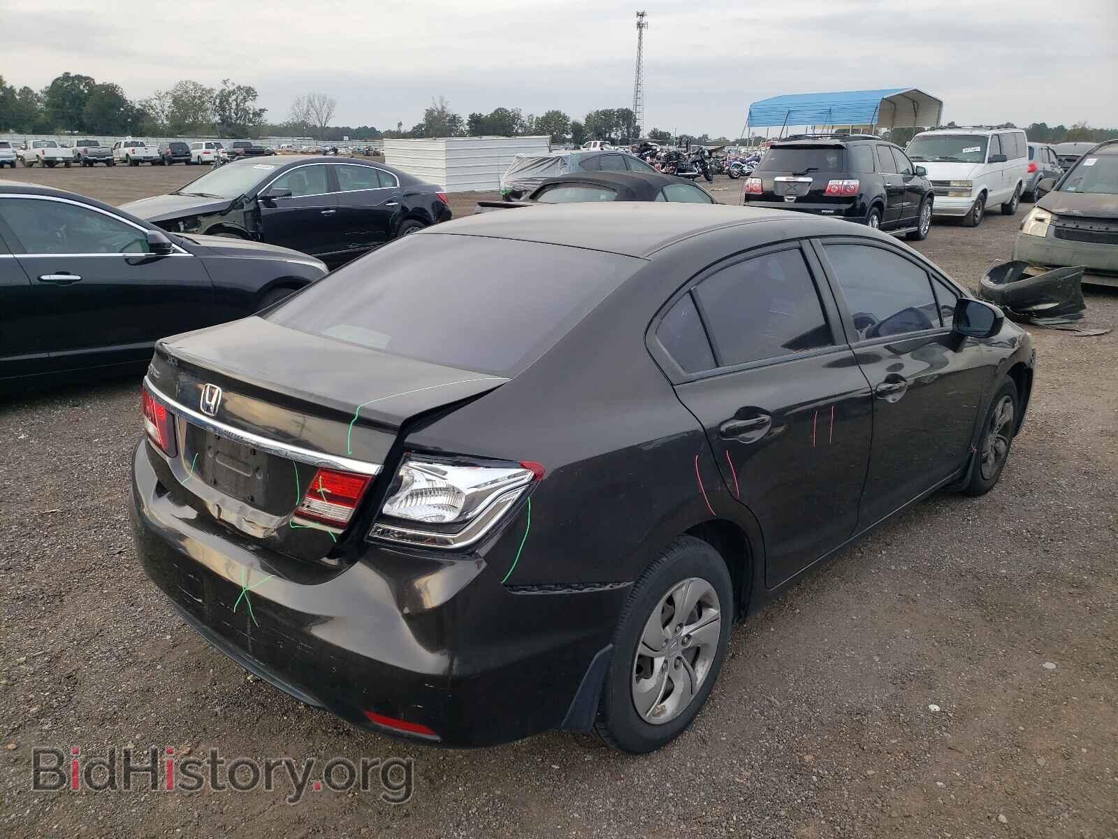 2014 HONDA CIVIC - VIN: 2HGFB2F57EH506352 - Фото 4