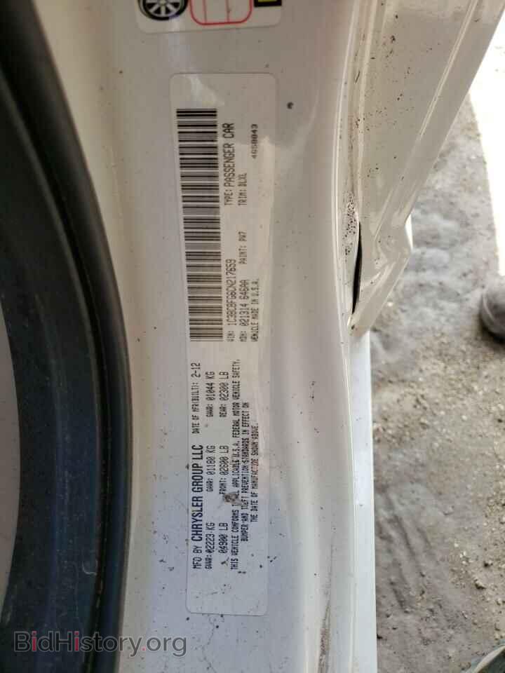 2012 CHRYSLER 200 - VIN: 1C3BCBFG6CN217659 - Фото 10