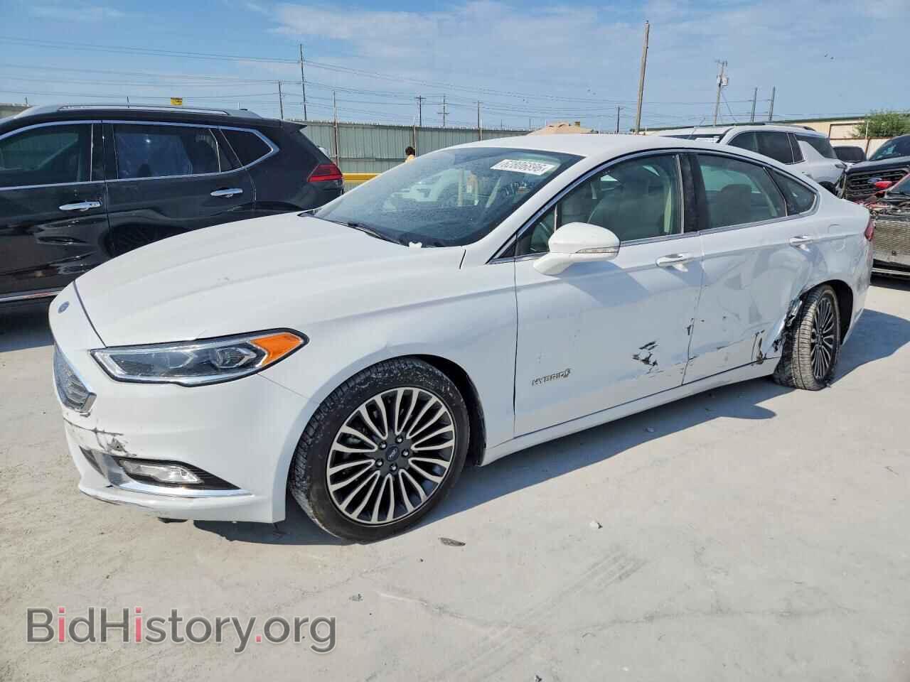 Photo 3FA6P0RU7JR147323 - FORD FUSION 2018