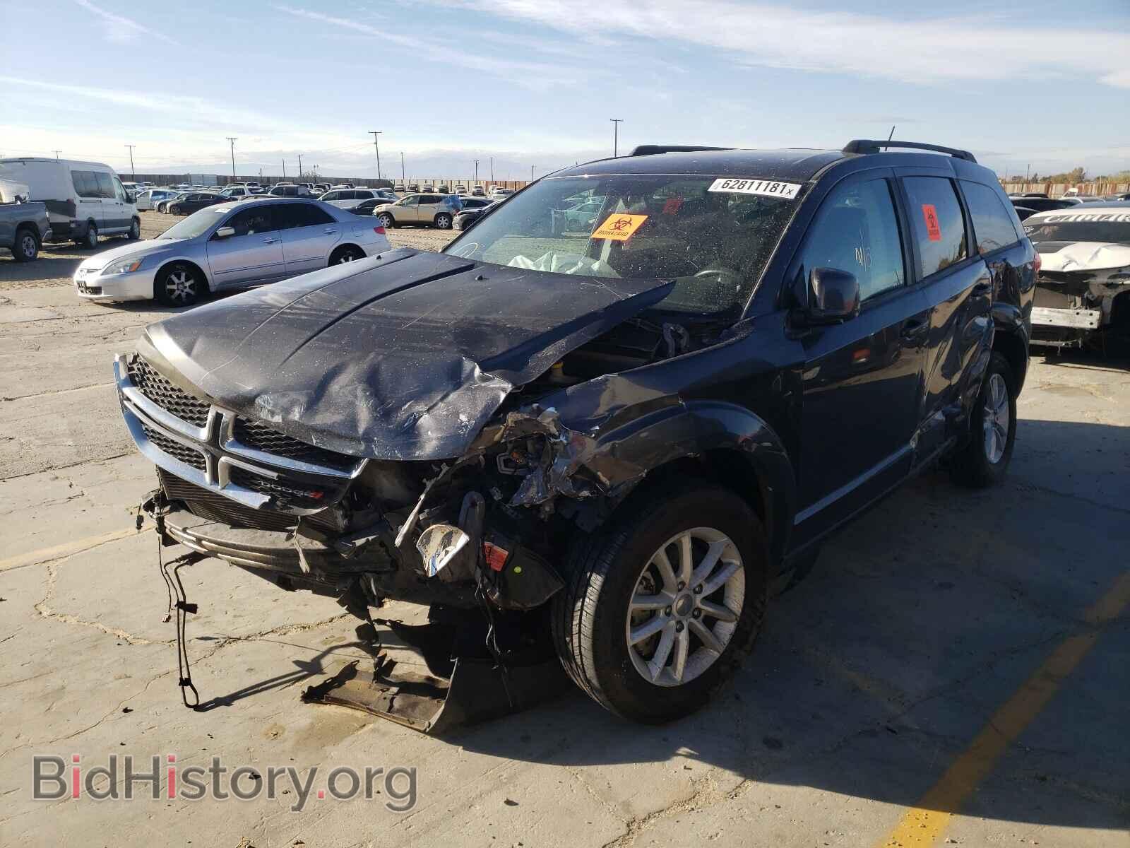 2014 DODGE JOURNEY - VIN: 3C4PDCBB8ET242418 - Фото 2