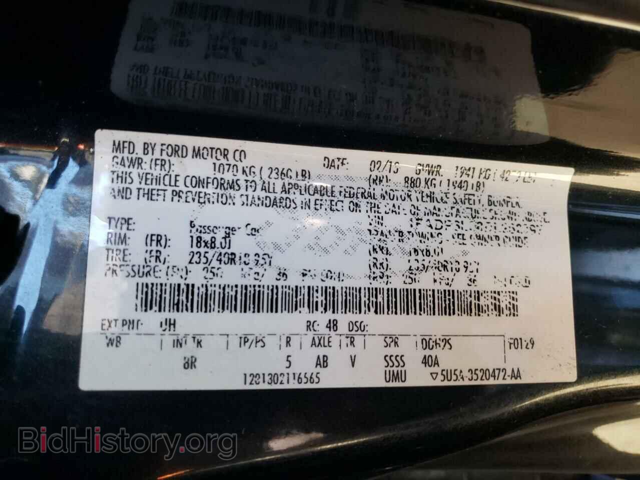 2013 FORD FOCUS - VIN: 1FADP3L98DL262397 - Фото 10