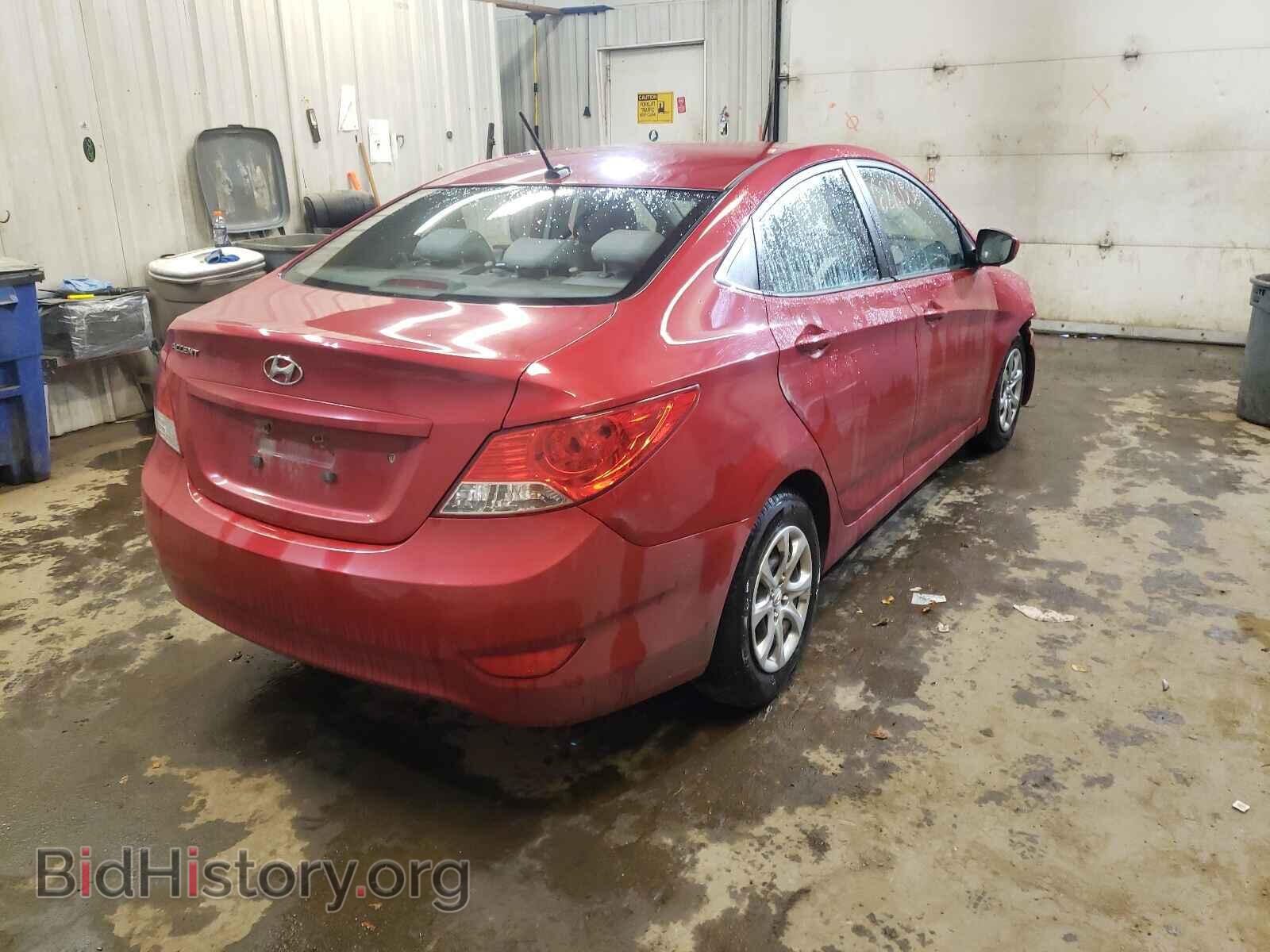 2013 HYUNDAI ACCENT - VIN: KMHCT4AE9DU369584 - Фото 4