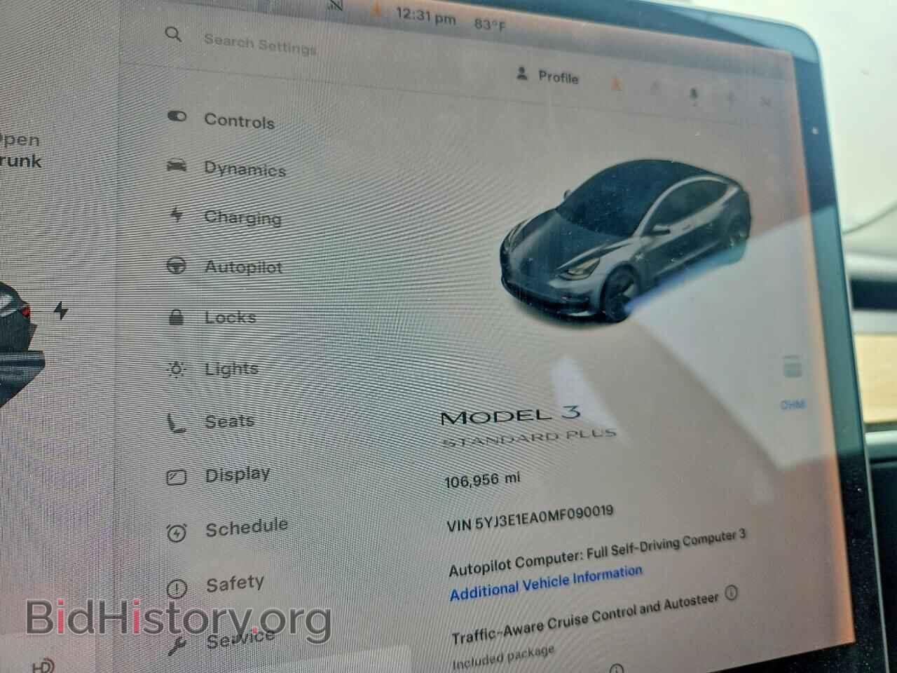 2021 TESLA MODEL 3 - VIN: 5YJ3E1EA0MF090019 - Photo 9