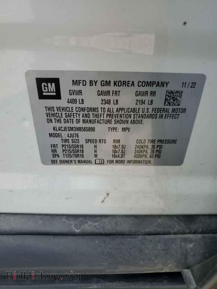 2022 BUICK ENCORE - VIN: KL4CJESM3NB565890 - Photo 13