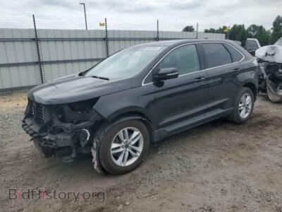 2015 Ford EDGE SEL, черный — VIN 2FMTK4J90FBB00596, Copart