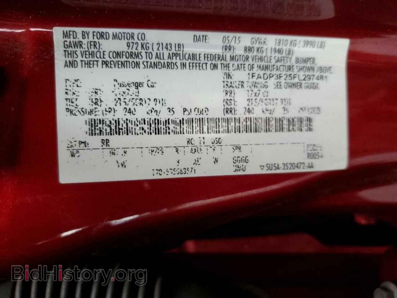 2015 FORD FOCUS - VIN: 1FADP3F25FL297481 - Фото 10