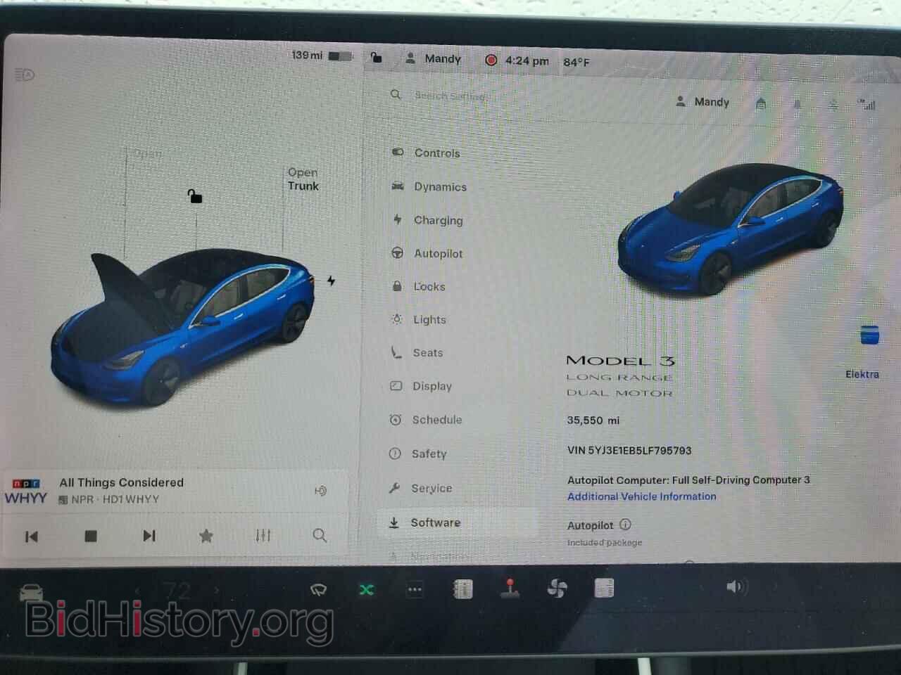 2020 TESLA MODEL 3 - VIN: 5YJ3E1EB5LF795793 - Photo 9