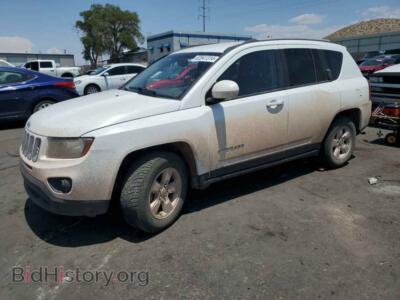 2017 Jeep COMPASS Latitude, white — VIN 1C4NJCEB2HD162974, Copart