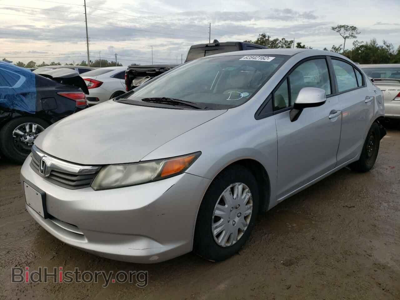 2012 HONDA CIVIC - VIN: 2HGFB2F57CH324163 - Фото 2