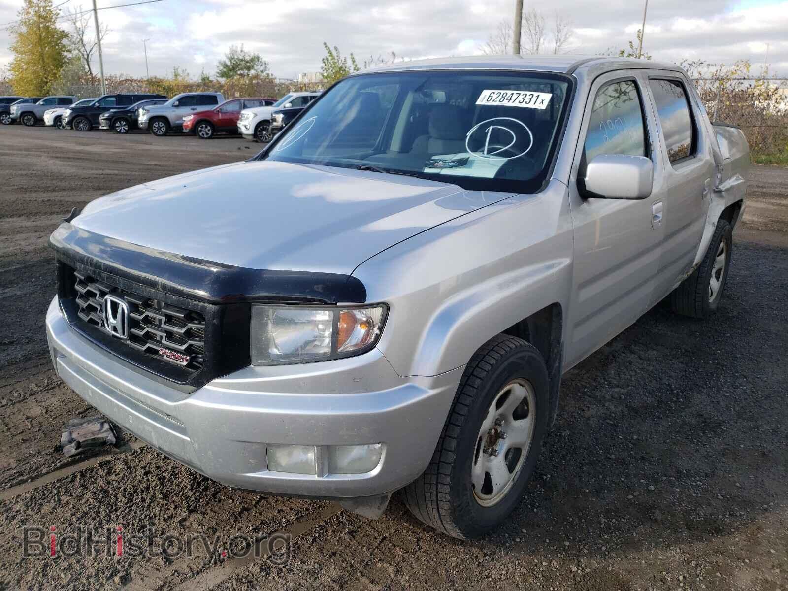 2013 HONDA RIDGELINE - VIN: 5FPYK1F72DB501767 - Фото 2