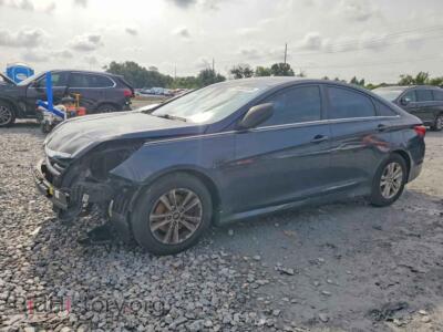 2014 Hyundai SONATA GLS, blue — VIN 5NPEB4AC0EH911861, Copart