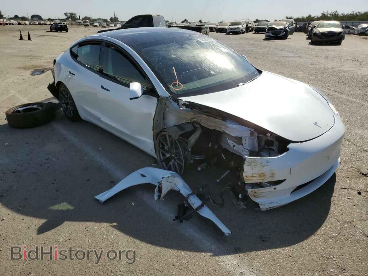 Photo 5YJ3E1EA1MF031738 - TESLA MODEL 3 2021