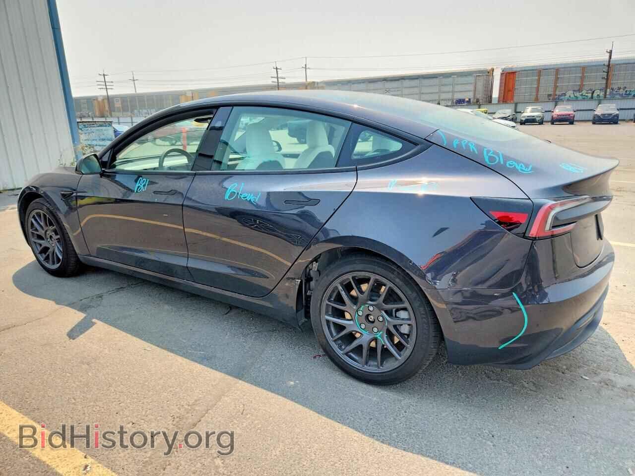 2024 TESLA MODEL 3 - VIN: 5YJ3E1EAXRF849251 - Фото 2