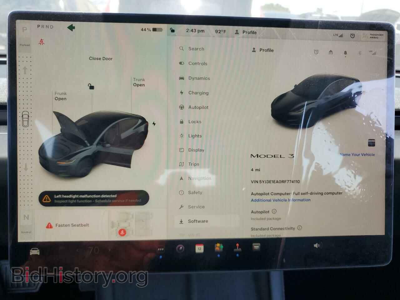 2024 TESLA MODEL 3 - VIN: 5YJ3E1EA0RF774110 - Фото 9