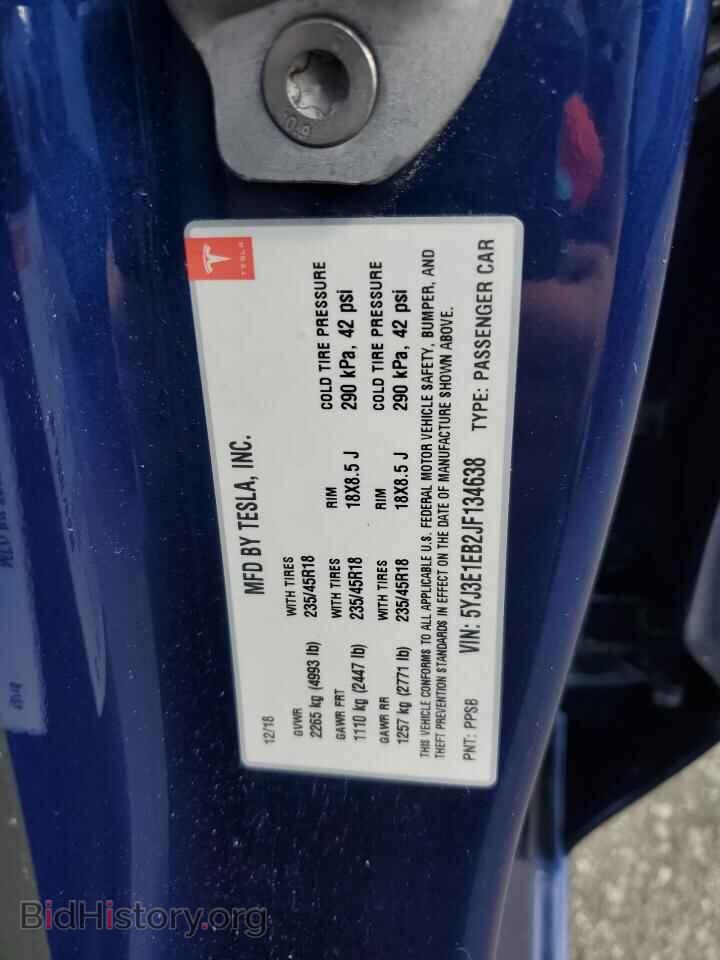 2018 TESLA MODEL 3 - VIN: 5YJ3E1EB2JF134638 - Photo 12
