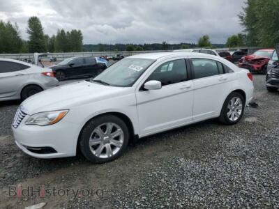 2013 Chrysler 200 LX, белый — VIN 1C3CCBAB3DN706182, Copart
