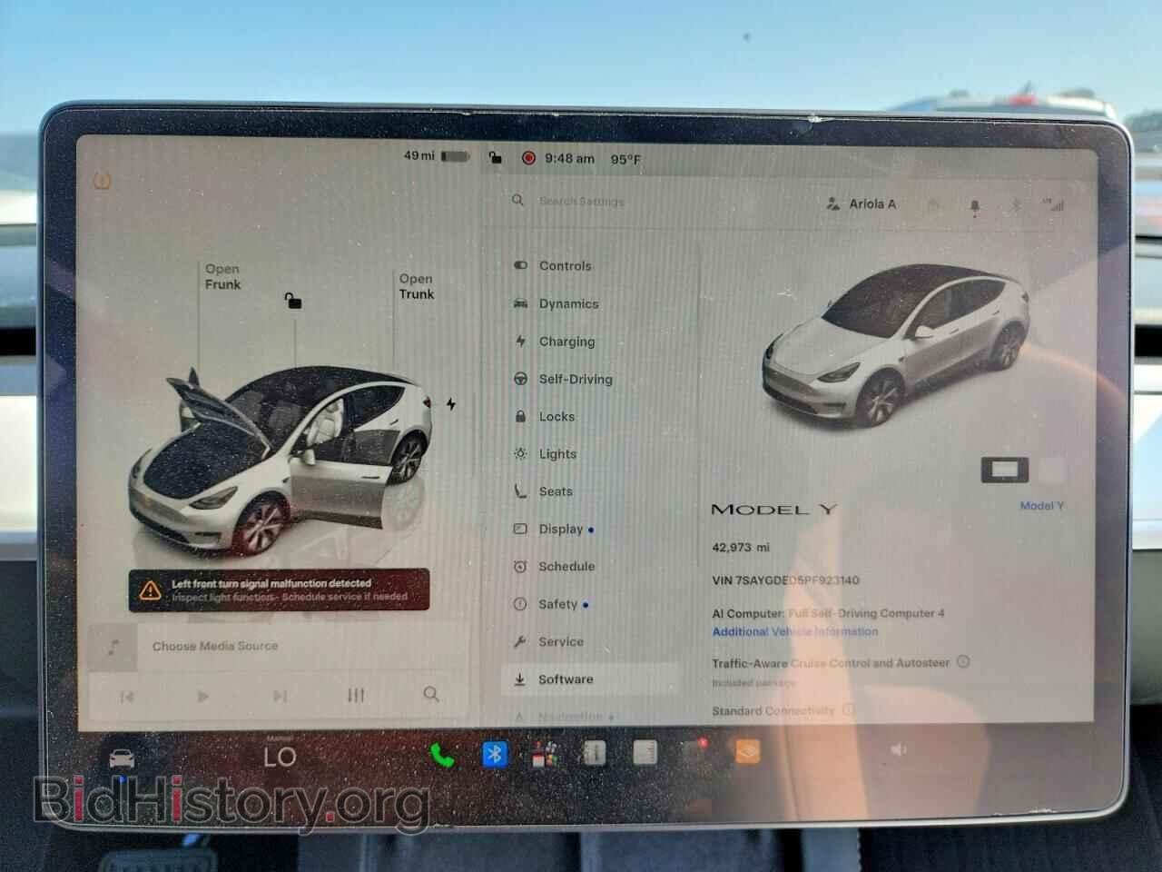 2023 TESLA MODEL Y - VIN: 7SAYGDED5PF923140 - Photo 9