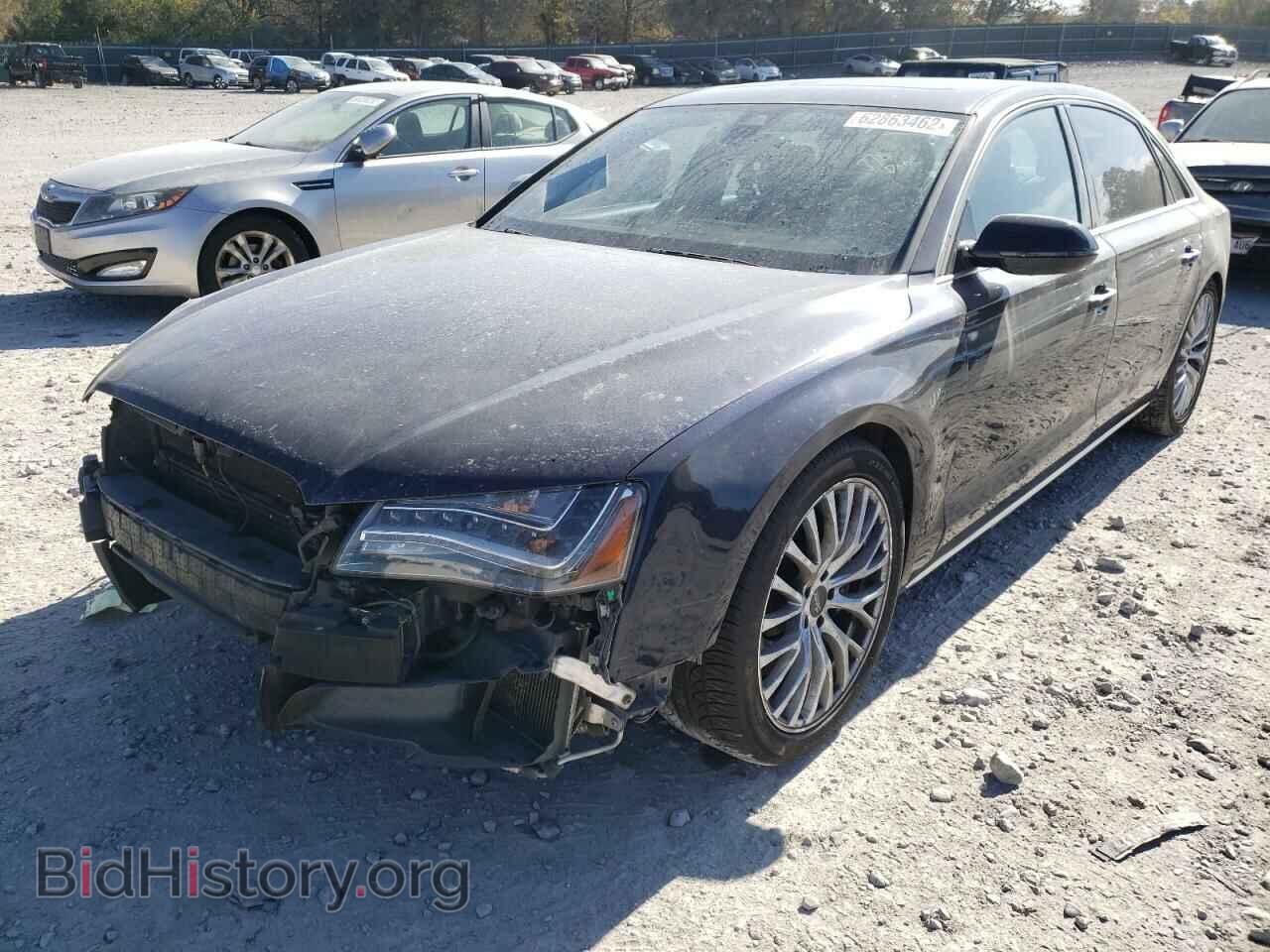 2013 AUDI A8 - VIN: WAUR2AFD2DN032097 - Фото 2