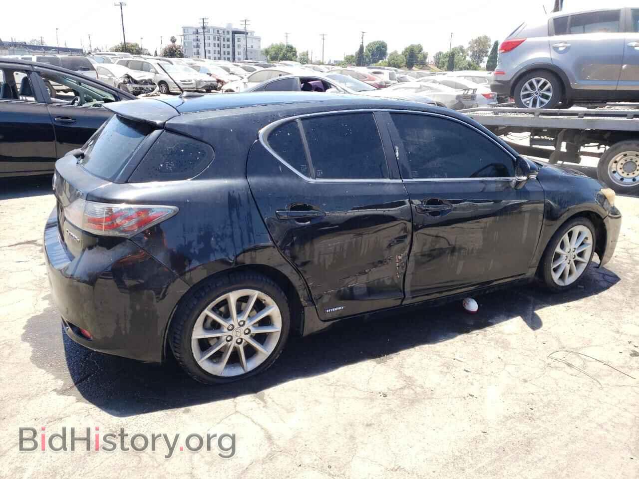 2012 LEXUS CT 200 - VIN: JTHKD5BH4C2117066 - Фото 3
