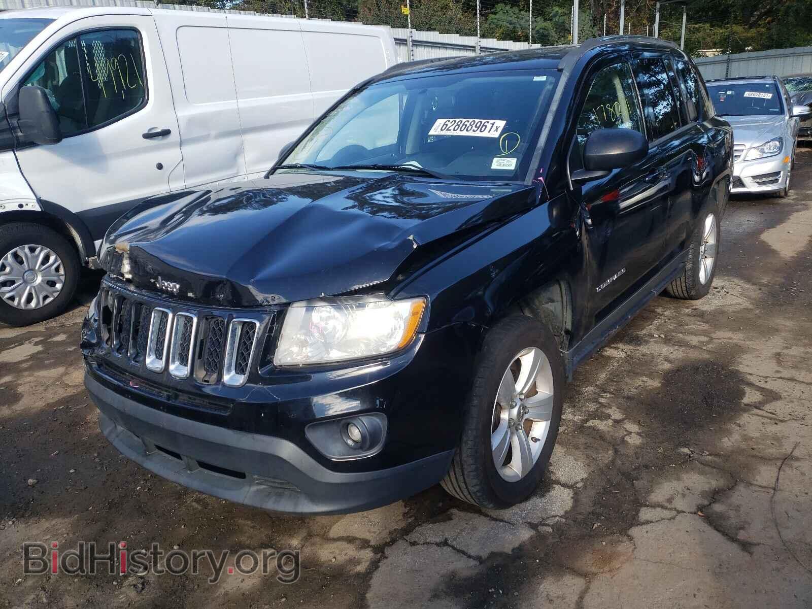 2012 JEEP COMPASS - VIN: 1C4NJDEB7CD624430 - Фото 2