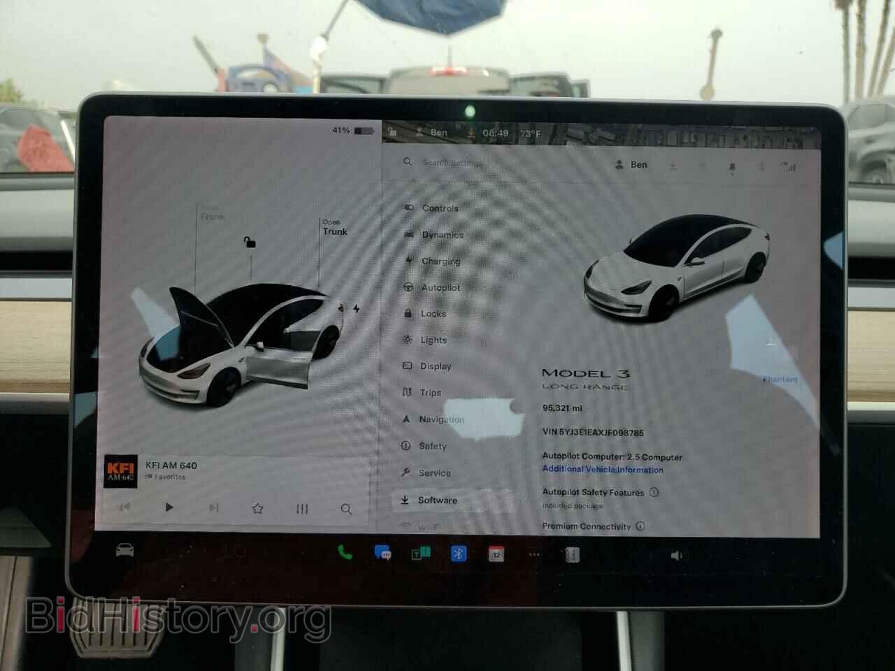 2018 TESLA MODEL 3 - VIN: 5YJ3E1EAXJF098785 - Фото 9