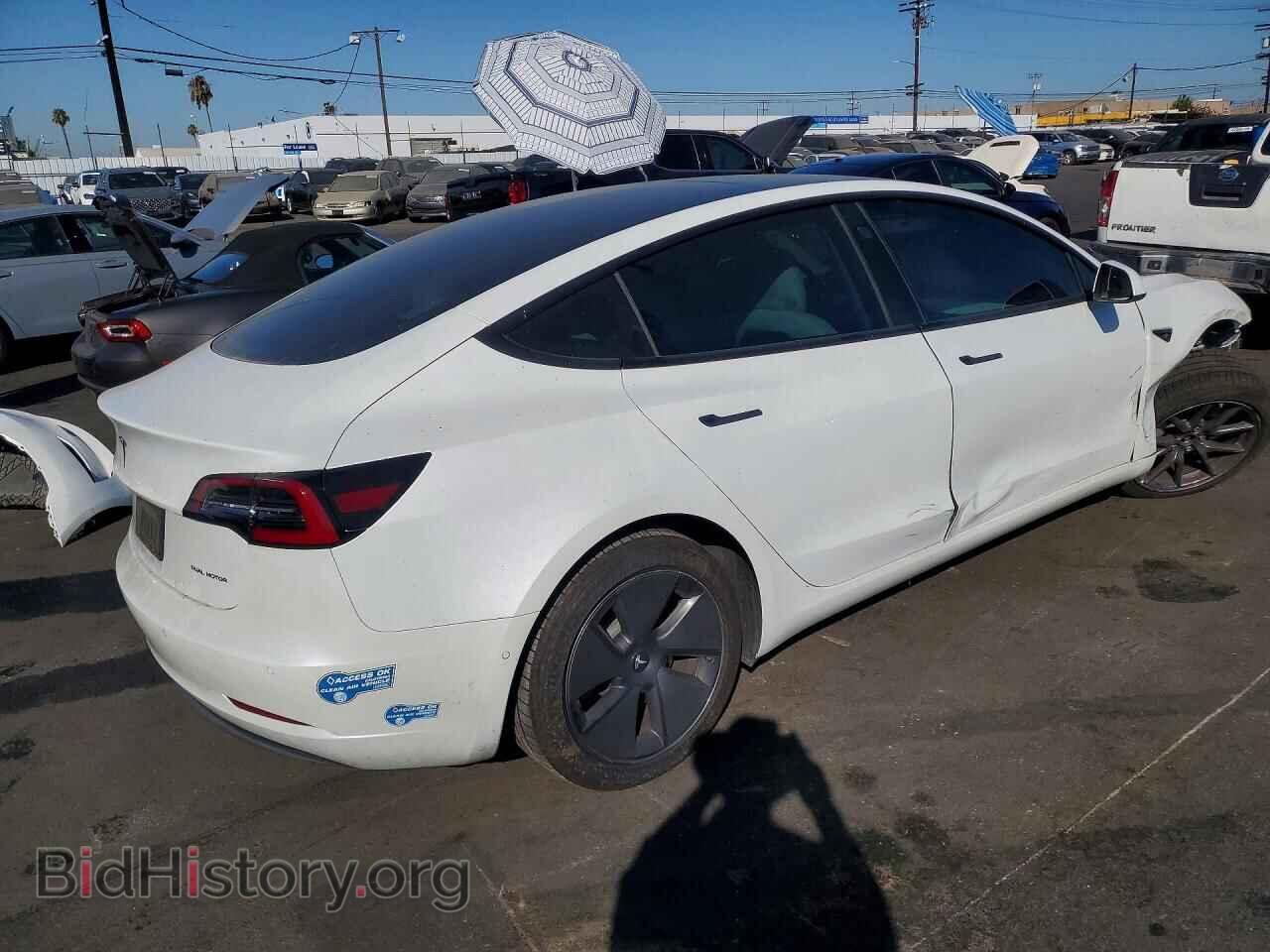 2021 TESLA MODEL 3 - VIN: 5YJ3E1EB8MF927155 - Фото 3