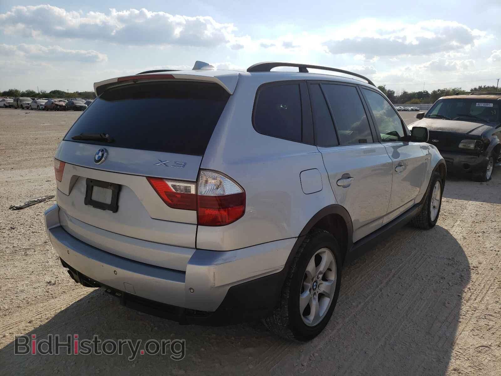 2007 BMW X3 - VIN: WBXPC93487WF23434 - Фото 4