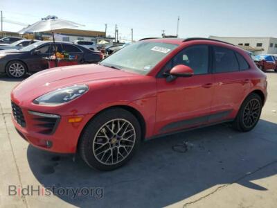 2018 Porsche MACAN, red — VIN WP1AA2A50JLB17339, Copart