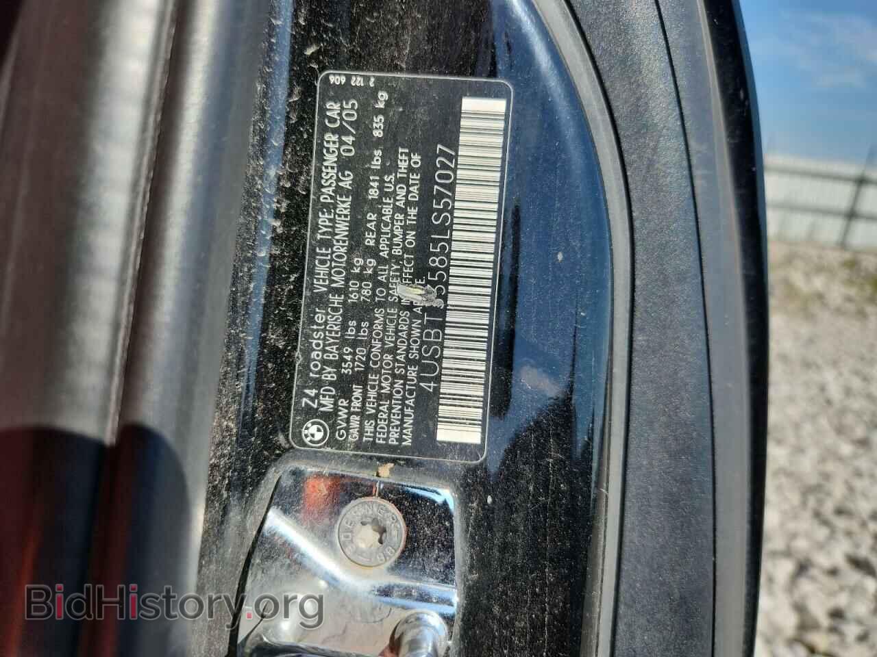 2005 BMW Z4 - VIN: 4USBT33585LS57027 - Фото 12