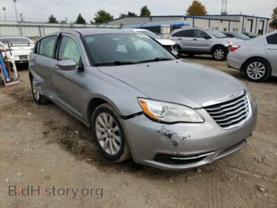 2013 Chrysler 200 200 Tourin, серебристый — VIN 1C3CCBBB6DN701105, Copart