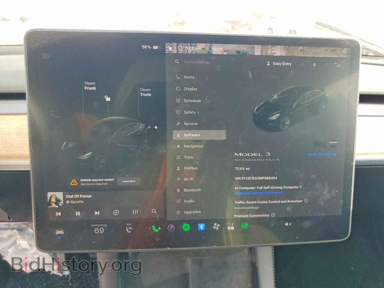 2021 TESLA MODEL 3 - VIN: 5YJ3E1EA2MF986404 - Photo 9
